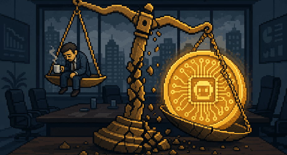 ‘O token venceu o homem?’
