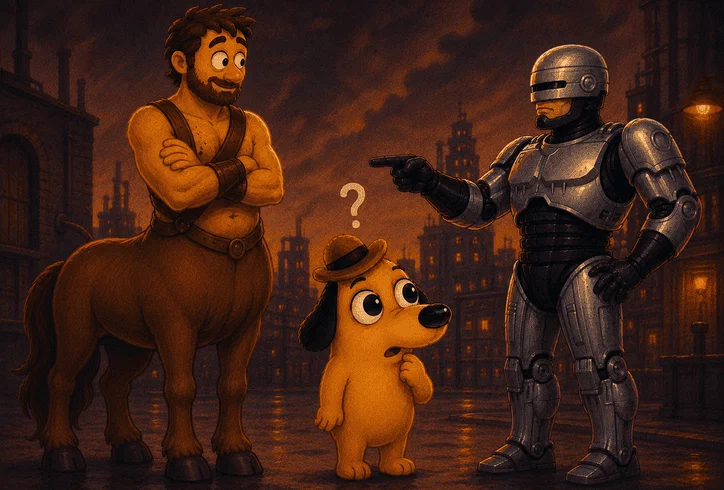 Robocop vs Centauro - qué pelea!